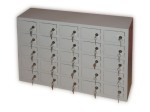 Depozytor na telefony komórkowe SEJFMASTER/D25 – moduł  5 x 5 skrytek