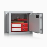 Sejf ścienny antywłamaniowy regulowana głębokość DUISBURG 22002 Klasa S2 