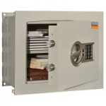 Sejf ścienny antywłamaniowy AW 1 3322 EL Klasa I 
