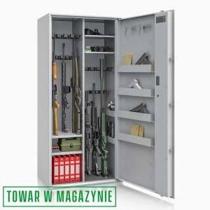 WYSYŁKA 72h Szafa na broń długą Siegen MAX KOMBI  500087 EL w klasie S1 