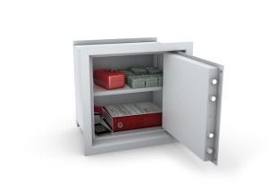 Sejf ścienny KSN 45 Laptop 17''/S1 Klasa S1 - Konsmetal